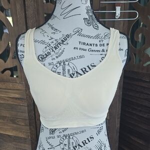 Elegant Cream Sports Bra